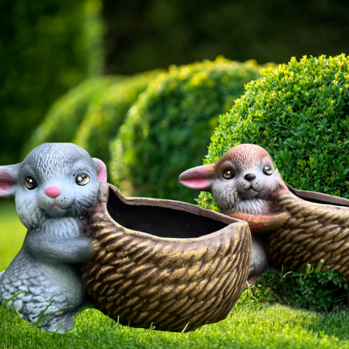 Зайче с кош