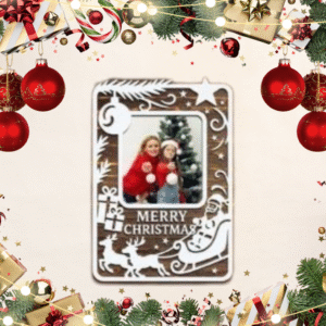 Рамка коледен подарък