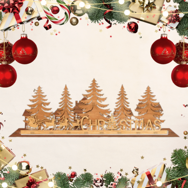 Декорация „Пътят на Дядо Коледа“